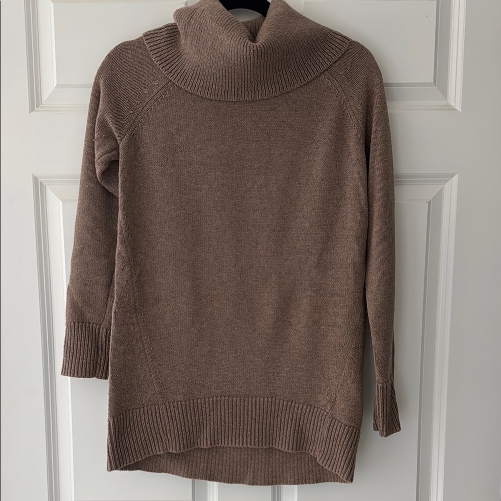 Old Navy Brown Cowl Neck Sweater Relaxed Fit